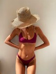 BURGUNDY LOLA DÓŁ BIKINI