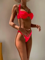 HOT RED MOLLY DÓŁ BIKINI 