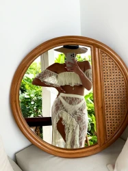 CREAM LACE FLAWLESS SKIRT LONG