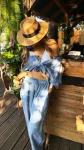 LIGHT BLUE SAHARA LINEN KOMPLET